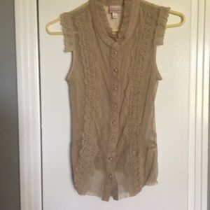 Beautiful juniors lace vest